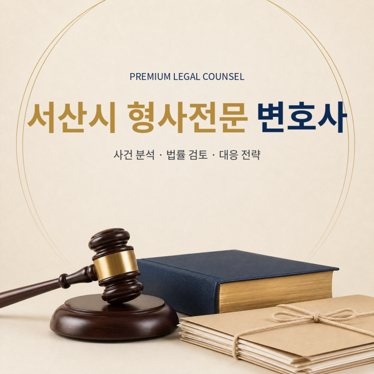 서산시 형사전문 변호사