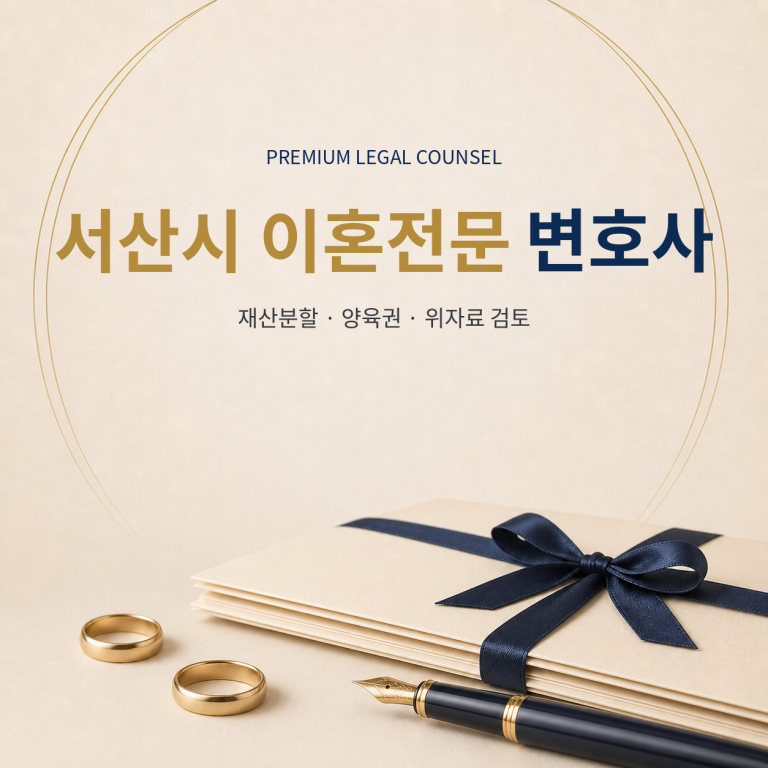 서산시 이혼전문 변호사