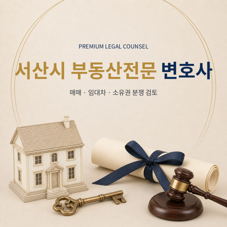 서산시 부동산전문 변호사