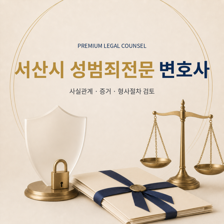 서산시 성범죄전문 변호사